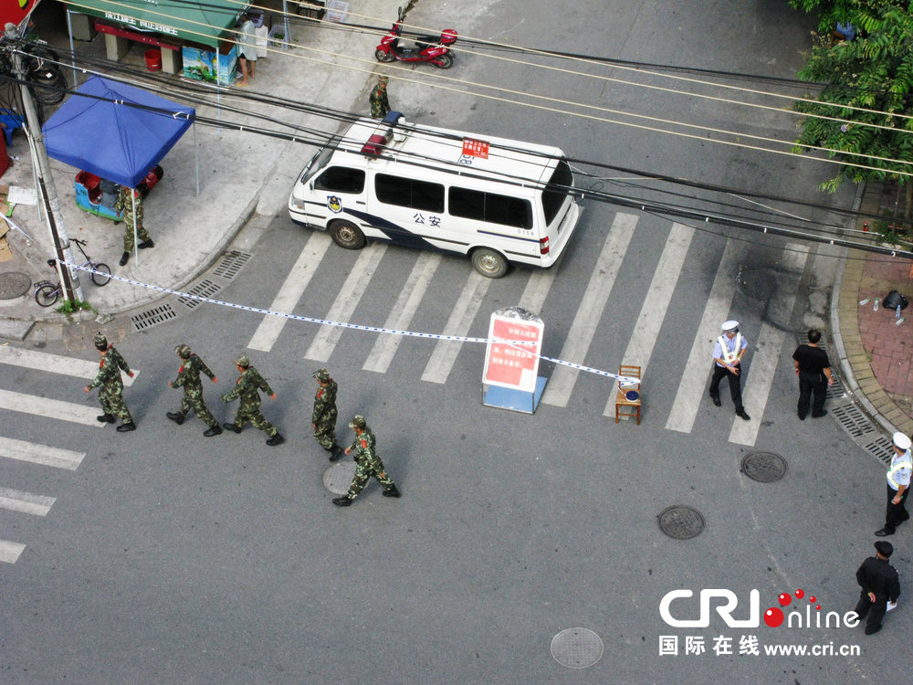 2013年07月10日，廣西壯族自治區(qū)北海市，武警巡邏。圖片來源：飛影/CFP