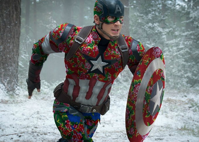 《復聯(lián)2》英雄被PS穿上花棉襖 《復聯(lián)2》英雄被PS穿上花棉襖