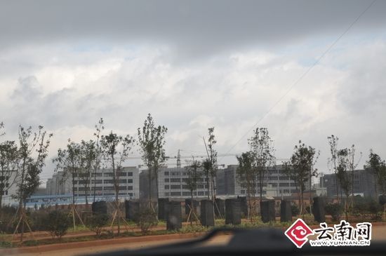 2010年11月的時候，爭議土地上已經是密布的高樓群。