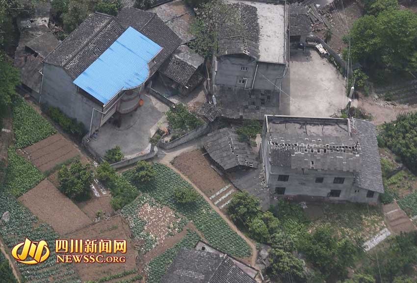 航拍"孤島"寶興縣 航拍"孤島"寶興縣