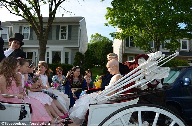 8歲癌癥患者公主夢成真 8歲癌癥患者公主夢成真