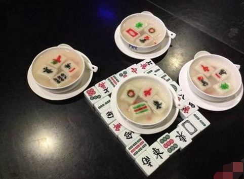 來(lái)碗清一色！火鍋店推出創(chuàng)意麻將湯圓