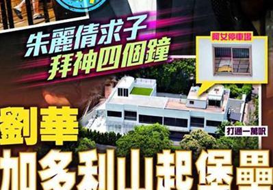 港媒曝光劉德華豪宅 港媒曝光劉德華豪宅