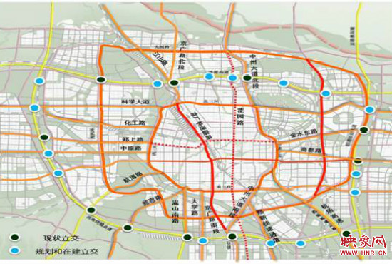 兩環(huán)十七放射景觀廊道建設(shè)。