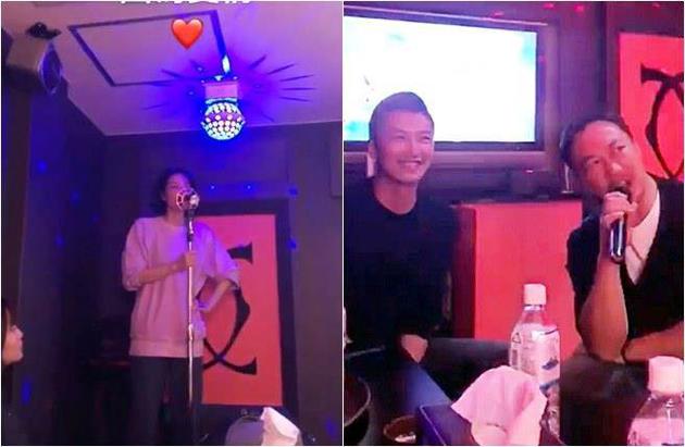 謝霆鋒王菲為陳奕迅老婆慶生。