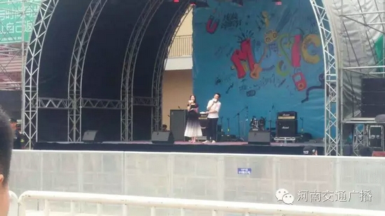河南交通廣播主持人佳音、彎彎、朱浩都登上了優(yōu)放舞臺(tái)，優(yōu)放，交廣在這里！