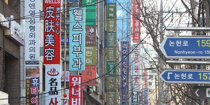 探訪韓國整容一條街——狎鷗亭 探訪韓國整容一條街——狎鷗亭