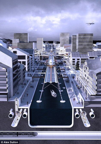 未來機(jī)場概念:機(jī)場是城市的一部分 未來機(jī)場概念:機(jī)場是城市的一部分