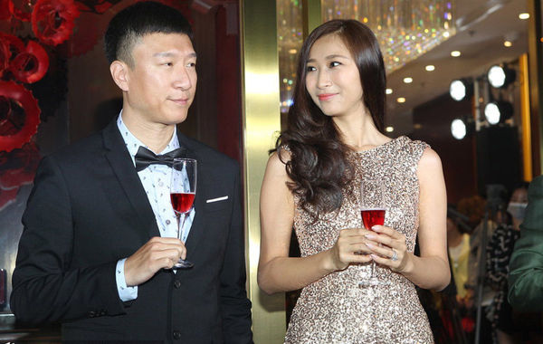 圖為孫紅雷、王駿迪夫婦。