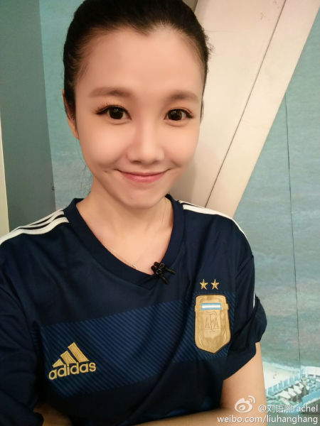 今夜，“烏賊劉”穿上了阿根廷球衣
