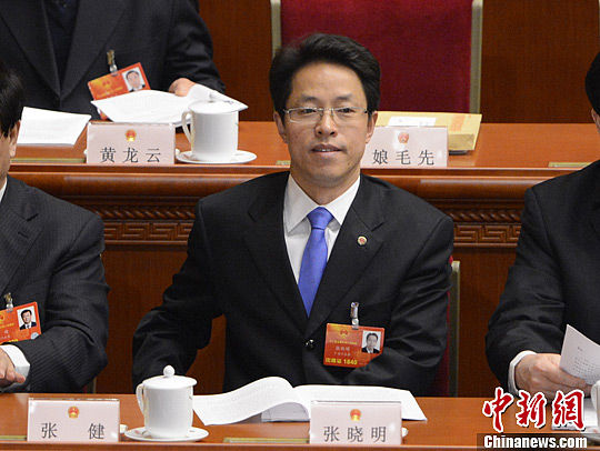 資料圖：香港中聯(lián)辦主任張曉明。中新社發(fā) 廖攀 攝