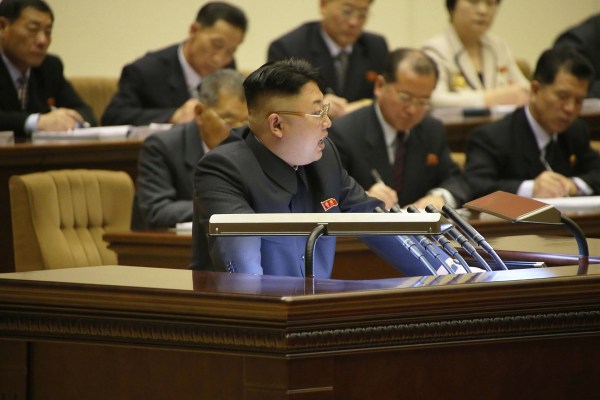 金正恩出席朝鮮勞動(dòng)黨第8次思想工作者大會(huì)。