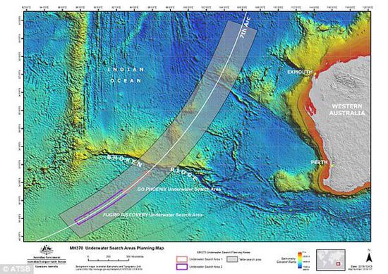 MH370調查員承認找錯地方 優(yōu)先搜尋區(qū)域再次南移