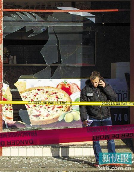 法國(guó)東部羅訥省一餐館8日發(fā)生爆炸。 新華社發(fā)