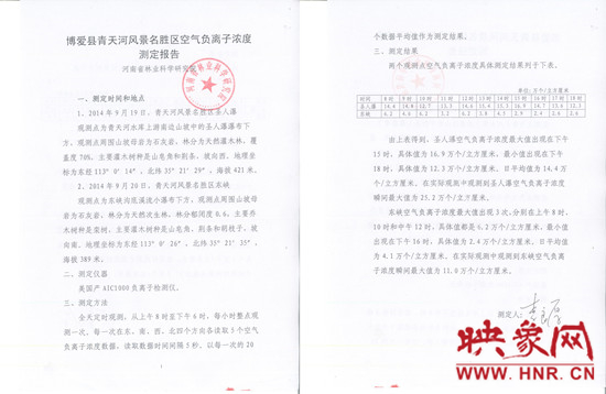 青天河景區(qū)空氣負(fù)離子濃度超高 是天然大氧吧 青天河景區(qū)空氣負(fù)離子濃度超高 是天然大氧吧