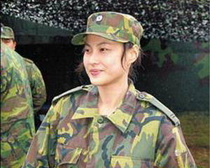 　臺灣最美女軍官。