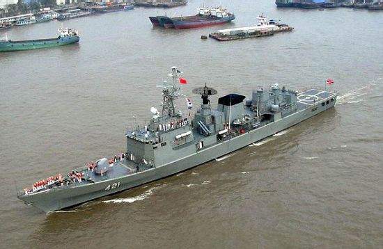 資料圖：中國為泰國建造的納萊頌恩級護衛(wèi)艦。