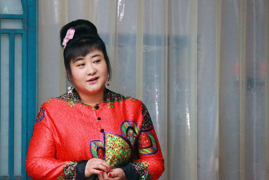 主持人香香在電視劇《嘿，真不是鬧著玩的》飾演大白鵝