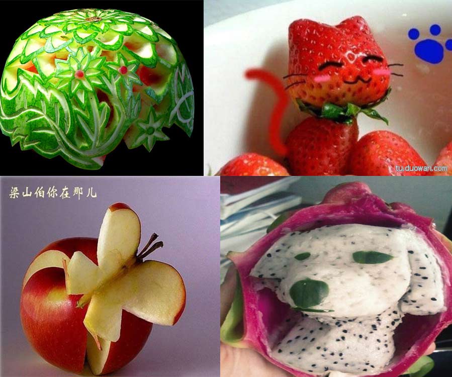 好看又爽口！那些創(chuàng)意十足的水果雕刻藝術(shù)