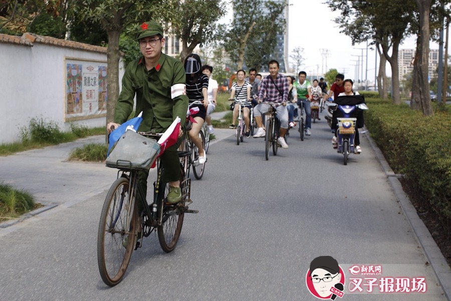 無車日復(fù)古慢騎行！懷舊style萌萌噠