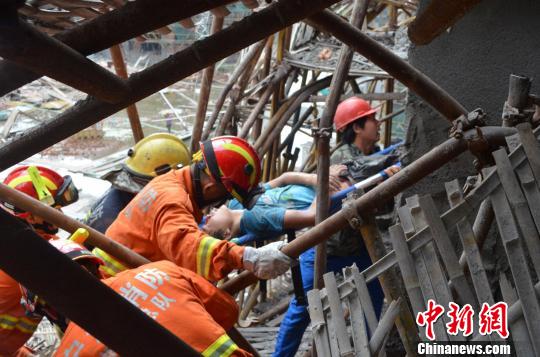 事故現(xiàn)場。丁強 攝