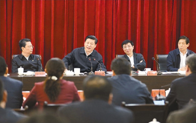 3月18日，習(xí)近平聽取蘭考縣教育實(shí)踐活動(dòng)情況匯報(bào)，并發(fā)表重要講話。